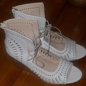 Torrid Tan Cutout Wedges